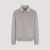 Canali Velvet Bomber In Gray