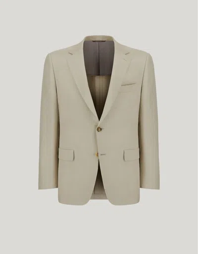 Canali Veste En Lin Et Soie Sable - Exclusive In Neutral