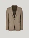 Canali Veste Kei En Pure Laine Beige In Brown