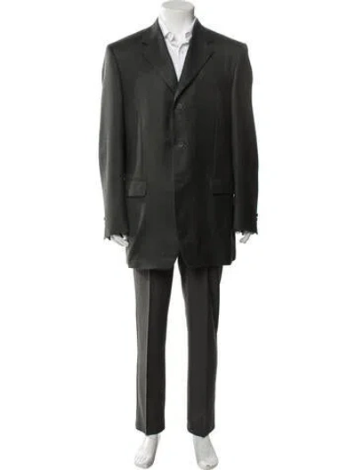 Pre-owned Canali Vintage Cashmere Jacket In Green
