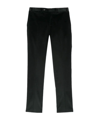 Canali Waistband Loop Casual Pants In Black