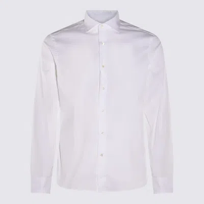 CANALI WHITE COTTON SHIRT