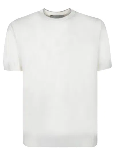 Canali White Cotton T-shirt