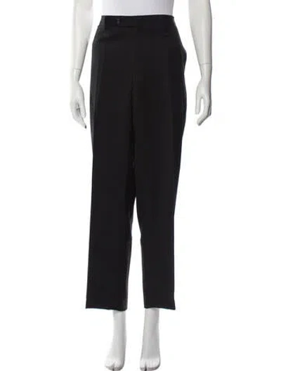 Pre-owned Canali Wide Leg Pants In Black