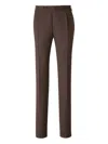 Canali Wide-leg Trousers In Multi