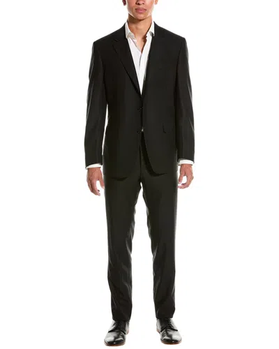 Canali Wool 2pc Suit In Black