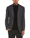 Canali Wool Blazer In Gray