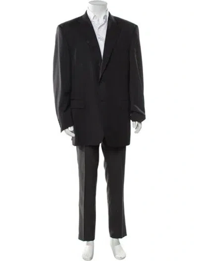 Pre-owned Canali Wool Blazer In Black