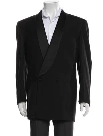 Pre-owned Canali Wool Blazer In Black