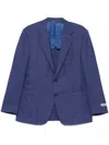 Canali Wool Blazer In Blue