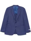 Canali Wool Blazer In Blue