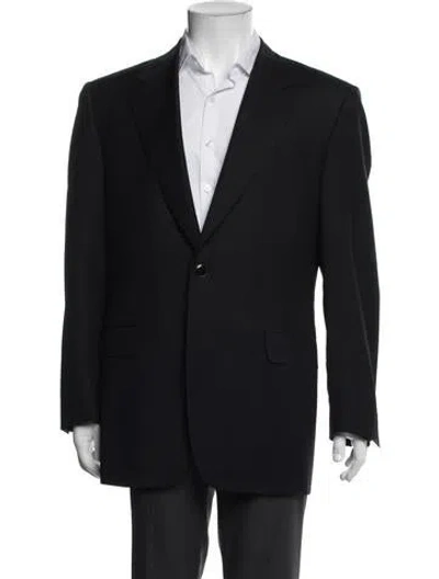 Pre-owned Canali Wool Blazer In Blue