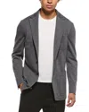 Canali Wool Blazer In Gray