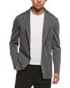 Canali Wool Blazer In Gray