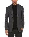 Canali Wool Blazer In Gray