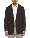 Canali Wool Blazer In Brown