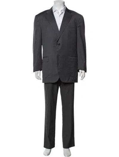 Pre-owned Canali Wool Blazer In Grey
