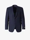 Canali Two-piece Wool Suit In Midnight Blue