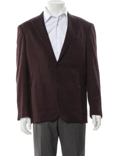 Pre-owned Canali Wool Blazer In Purple