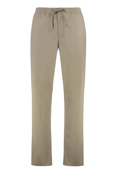 CANALI WOOL BLEND TROUSERS