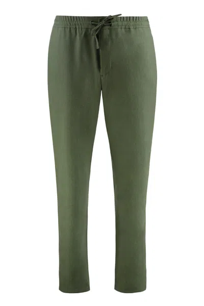 CANALI CANALI WOOL BLEND TROUSERS