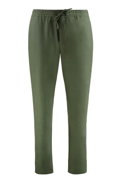 CANALI WOOL BLEND TROUSERS