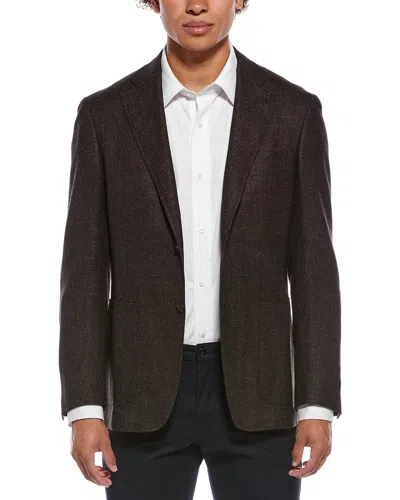 Canali Wool In Brown