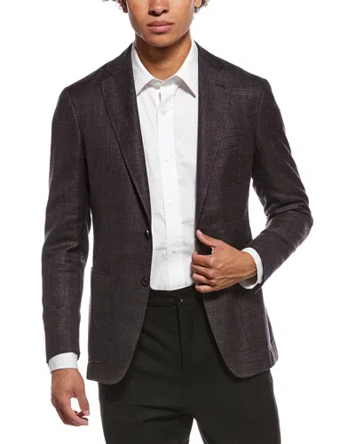 Canali Wool In Brown