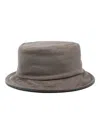 Canali Wool Bucket Hat In Grey