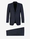 Canali Pinstripe-pattern Single-breasted Suit In Midnight Blue