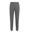 Canali Wool Chinos In Gray