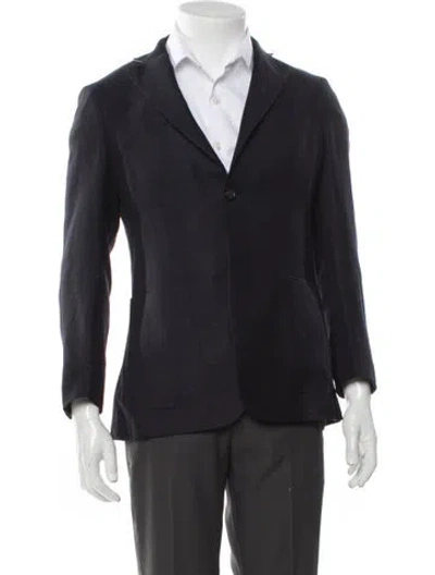 Pre-owned Canali Wool Coat In Gray
