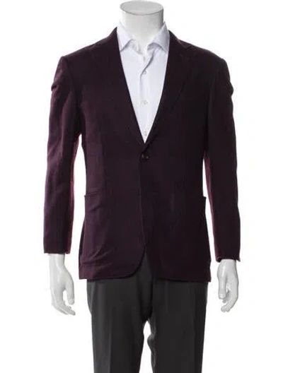 Pre-owned Canali Wool Coat In Gray