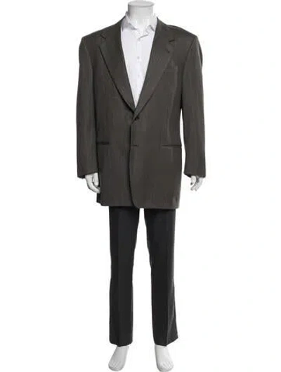 Pre-owned Canali Wool Coat In Gray