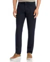 Canali Wool Flannel Regular Fit 5-pocket Pants In Dark Grey