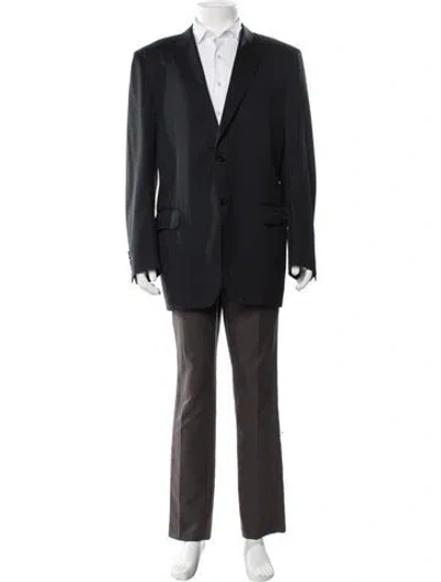 Pre-owned Canali Wool Jacket In Black