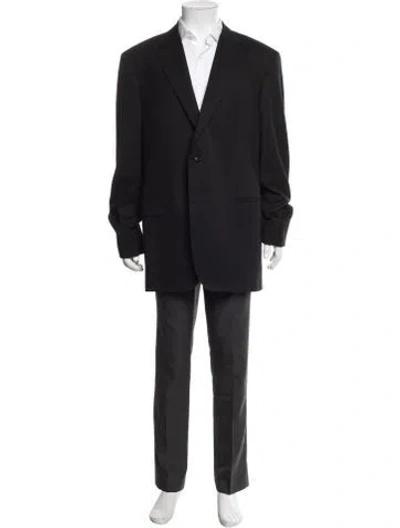 Pre-owned Canali Wool Jacket In Black