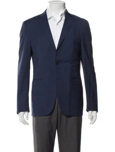 Pre-owned Canali Wool Jacket In Blue