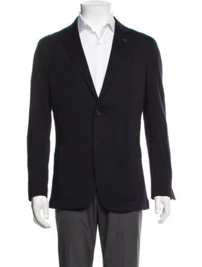 Pre-owned Canali Wool Jacket In Blue