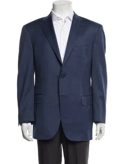 Pre-owned Canali Wool Jacket In Blue