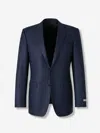 Canali Single-breasted Blazer In Brown