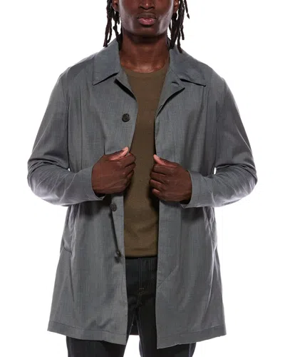 Canali Wool Jacket In Gray