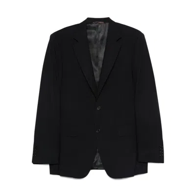 Canali Wool Jackets In Black