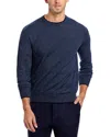 Canali Merino Wool Sweater In Navy