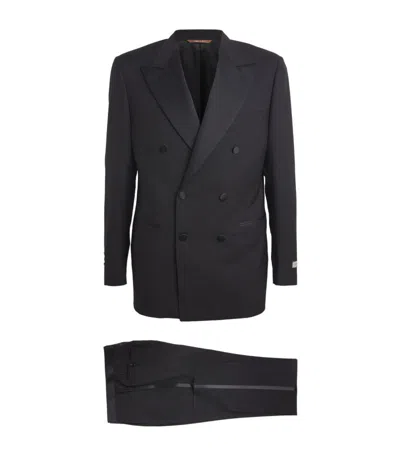 Canali Wool-mohair 2-piece Suit In Black