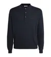 CANALI WOOL-SILK POLO SHIRT