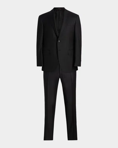 CANALI WOOL SINGLE-BREASTED SUIT