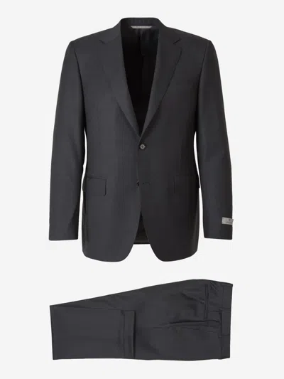 Canali Wool Suit In Blue