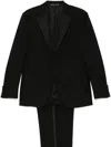 Canali Wool Suit In Black