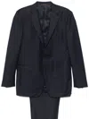 Canali Anzug Mit Nadelstreifen In Blue